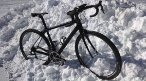 Roll fast, climb hard, even on snow banks...